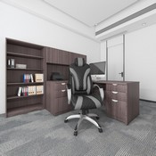 Boss Executive Hinged Arm Chair - Black/Grey, B8871-BKGY